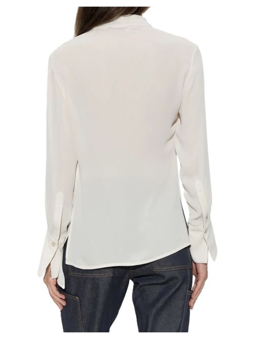 Blusa plissettata a maniche lunghe Victoria Beckham | 1326WSH007466A9893 ELDERFLOWER